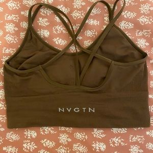 Nvgtn Mocha Flourish Bra